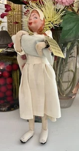 Mario 1950’s Nurse Holding Baby Cloth 9" Doll Vintage Klumpe Style Hang Tag - Picture 1 of 8