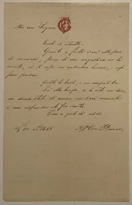 GUERRAZZI FRANCESCO DOMENICO SCRITTORE E UOMO POLITICO LETTERA AUTOGRAFA 1868 - Picture 1 of 6