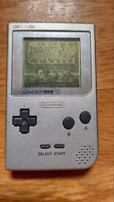 Junk Nintendo Game Boy Pocket Silver Console Buttons & sound not tested From JPN