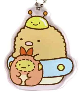 Sumikko Gurashi Tonkatsu Acryl Schlüsselanhänger - Café Mysterious Friends Motiv - Bild 1 von 1