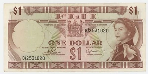Fiji 1 Dollar ND 1974 Pick 71.a XF - Circulated Banknote  - Bild 1 von 2