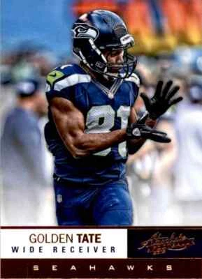 2012 Panini Absolute Golden Tate Seattle Seahawks #87 - Image 1 of 2