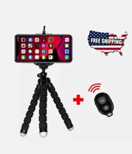 2 Flexible Smartphone Tripods Bluetooth with Remote for Phones & Mount for GoPro