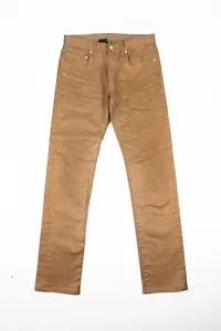 Pantalones de mezclilla dorados brillantes Dior Homme para hombre talla 29W - Imagen 1 de 8