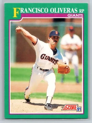 1991 Score - Francisco Oliveras #635 - Image 1 of 2