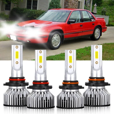 For Chevrolet Lumina 1990-2001 9005 9006 LED Headlight Bulb Hi Low Beam Bright - Изображение 1 из 4