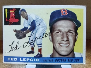 1955 Topps #128 Ted Lepcio Boston Red Sox - Picture 1 of 2