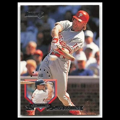 Tarjeta de béisbol Dave Hollins #453 1995 Donruss Philadelphia Phillies MLB casi nueva Foto 1 de 3