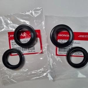 SET OF Genuine OEM FORK SEAL 51490-KRM-852 Honda GROM125 PCX150 SEAL&DUST SEAL - Picture 1 of 4