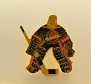 NHL Vancouver Canucks Goalie Goaltender Hockey Official Collectible Pin Vintage - Picture 1 of 12