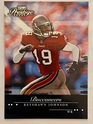2002 Playoff Prestige Keyshawn Johnson Tampa Bay Buccaneers #140 - Image 1 of 2