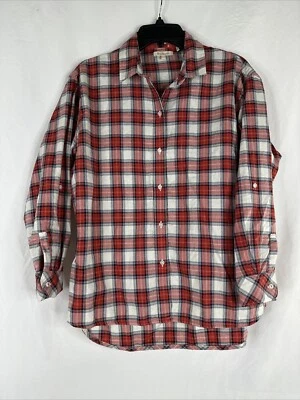 Top con botones Barbour para mujer talla 6 a cuadros manga larga al aire libre senderismo lengüeta enrollable Foto 1 de 4