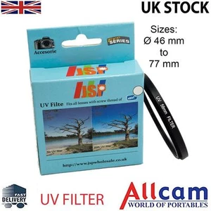 JSP UV Ultraviolet Filter Lens Protector 39mm For Canon Nikon Tamron Sigma Sony  - Picture 1 of 2