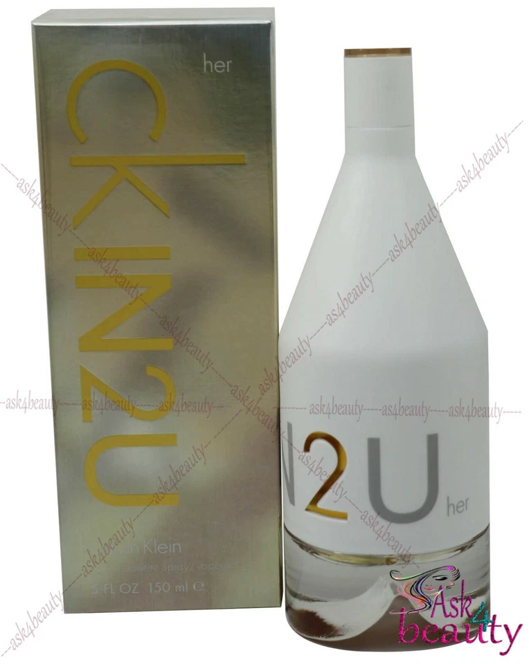 CK In2u By Calvin Klein 5,0 oz/150 ml EDT spray feminino novo na caixa - Imagem 1 de 1
