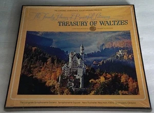 TREASURY OF WALTZES Three(3) Record LP Vinyl Box Set NEW Factory Sealed Unopened - Foto 1 di 2
