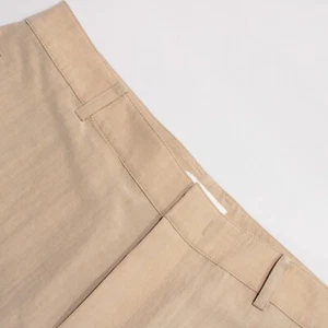 Vince NWT Flat Front Dress Pants Size 10 US In Beige Lyocell Blend - Picture 1 of 13