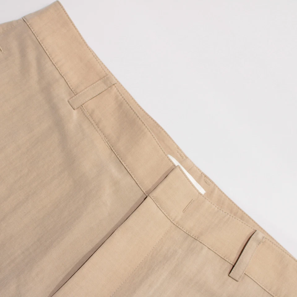 Vince NWT Flat Front Dress Pants Size 10 US In Beige Lyocell Blend - Image 1 of 4