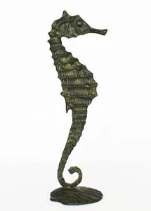 Seahorse - Sea Animal Figurine - Bronze - Poseidon - good luck and protection - Picture 1 of 7