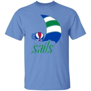 San Diego Sails T-shirt Classic ABA Basketball - Picture 1 of 6