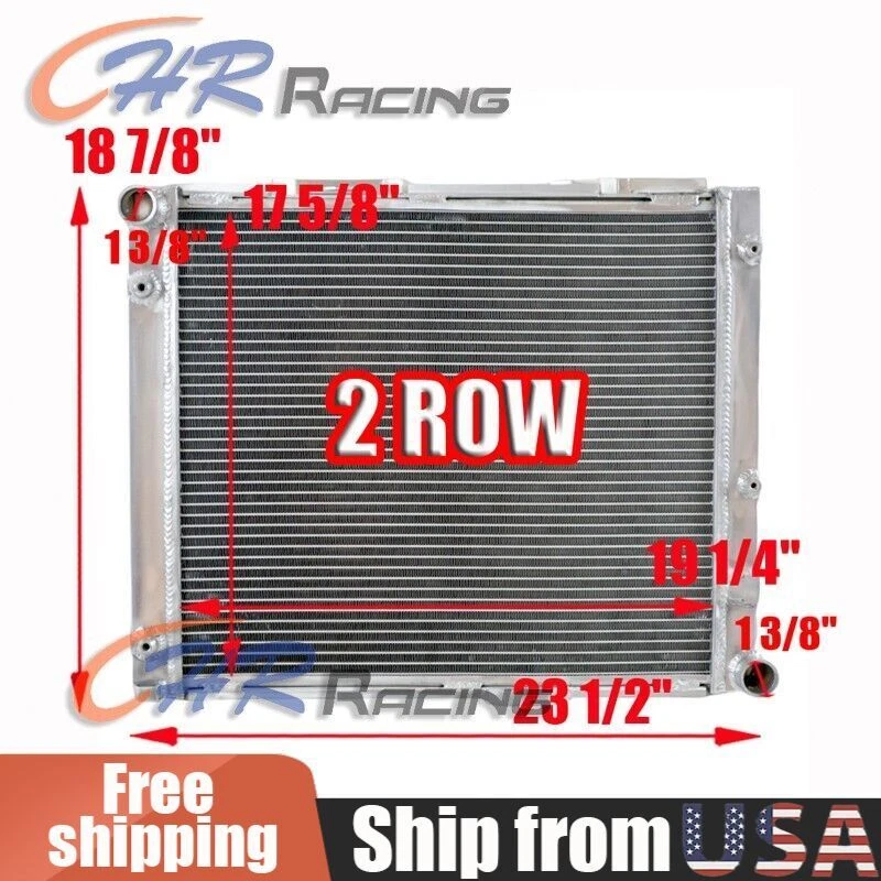 Radiador de aluminio 82-93 para Mercedes-Benz W201 190 E 2.3-16 2.5-16 M102 16V AT Foto 1 de 4