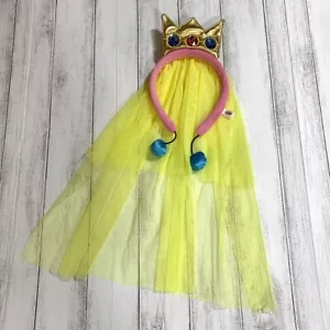 USJ Super Nintendo World Princess Peach Tiara Cerchietto Hime Girl Corona Corsa - Foto 1 di 3