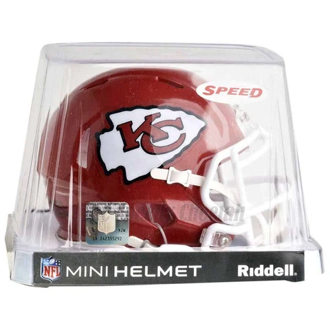 KANSAS CITY CHIEFS RIDDELL NFL MINI SPEED FOOTBALL HELMET Cover