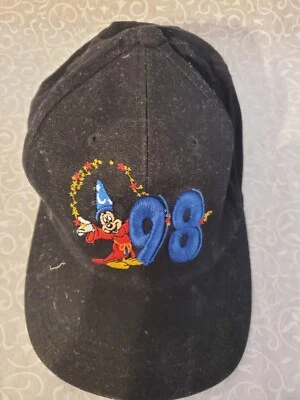 БЕЙСБОЛКА DISNEYLAND 98 Sorcerer МИККИ МАУС винтажная классная ночь - Изображение 1 из 4