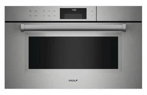 Wolf 30 Inch 1.8 cu.ft. Non Plummed Stainless Pro Handle Steam Oven CSO30PMSPH - Picture 1 of 1