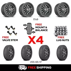 17" VORTEK VRD-702 w/ 255/65R17 Wheel & Tire for 2019-2022 Chevrolet Colorado - Picture 1 of 8