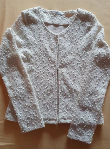 Festliche PROMOD Damen Jacke weiß 40 schmale Form - Bild 1 von 7
