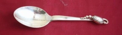 Blossom by Georg Jensen Sterling Silver Dessert Spoon 6 7/8" Heirloom Silverware - Image 1 of 2
