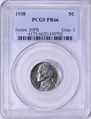 1938 Jefferson Nickel PCGS Proof-66 - Image 1 of 3
