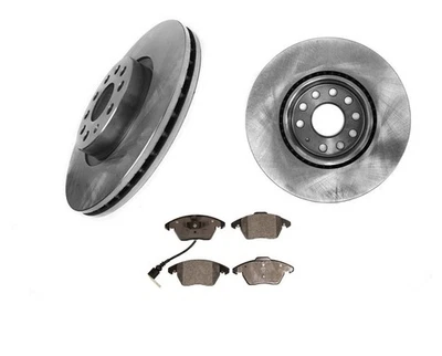 312mm Front Brake Rotors & Ceramic Brake Pads for Audi TT Quattro 09-15 - Image 1 of 4