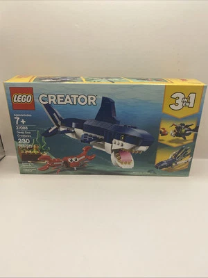 LEGO Creator 3in1 Deep Sea Creatures 31088 Building Kit 230pcs New 2020  - Image 1 of 2