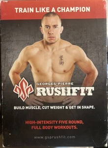 George St Pierre Rushfit hochintensives Training 6 Scheiben + Anleitung kostenloser Versand - Bild 1 von 4