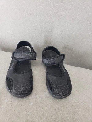 Teva Tidepool Youth Boys Sandals 2 Black Geometric Water Outdoors Comfort Shoes - Image 1 of 4