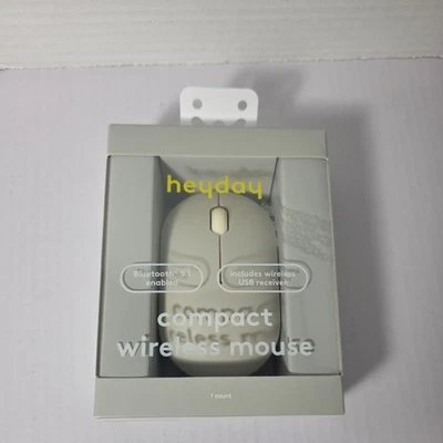 Heyday Wireless Usb Mouse Warm Grey Bluetooth 5.1 - Image 1 of 3
