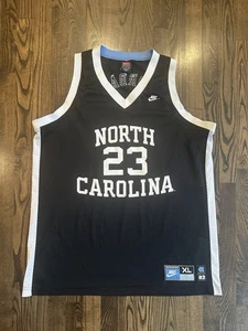Nike MICHAEL JORDAN #23 UNC North Carolina Tar Heels Jersey Size XL Black - Picture 1 of 6