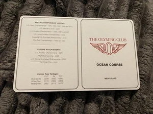 The Olympic Club Ocean Course Golf Scorecard US Amateur 2025 - Picture 1 of 2