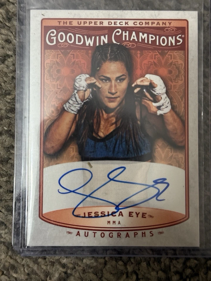 2019 Upper Deck Goodwin Champions - Autographs Jessica Eye #A-JE (AU) UFC AUTO - Image 1 of 1