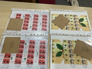 Ls2 LS3 2001 FATHER XMAS CRACKER & robin MNH & precancel a1113 - Picture 1 of 5