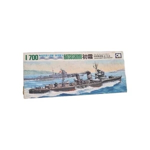 Vintage Aoshima 1/700 Water Line Series – Hatsushimo Destroyer – WWII Japan Navy - Picture 1 of 9
