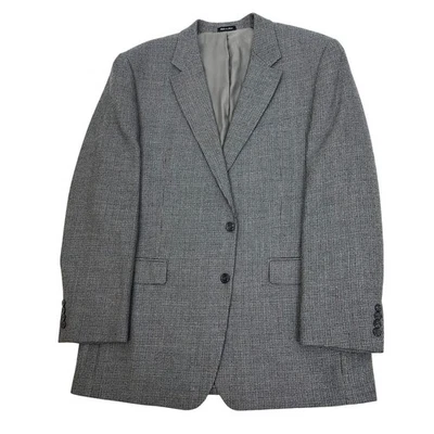 Ralph Lauren Chaps Men's Gray Tweed Sports Coat Blazer Jacket 44L Classic - Image 1 of 4