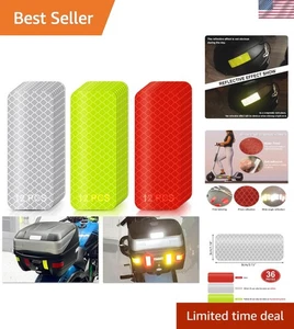 High Visibility 36 PCS Reflective Stickers for Bikes, Cars, and Safety Gear - Bild 1 von 7