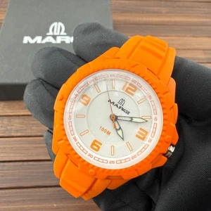 Men's Margi Diver Watch 100M Rubber 40Mm Quartz NOS Never Worn - Picture 1 of 6