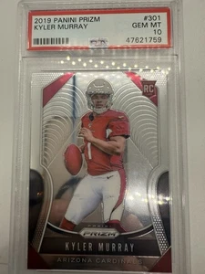 2019 Panini Prizm - Rookies Kyler Murray #301 (RC) PSA 10 Cardinals - Picture 1 of 2