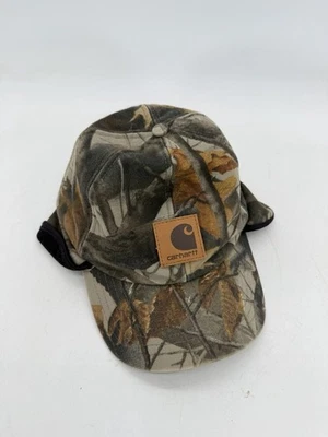 Carhartt Hat Mens Realtree Camo A183 CMO Insulated Ear Flaps Vtg Hunting M/L - Image 1 of 4