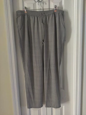 Jennifer Lopez Womens Pants Size XL Petite Mediterranean Winter Black & White - Image 1 of 4