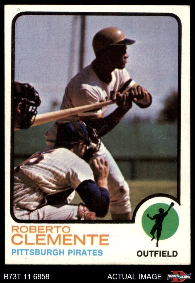 1973 Topps #50 Roberto Clemente Piratas Salón de la fama 6 - Ex/Como nuevo Foto 1 de 1
