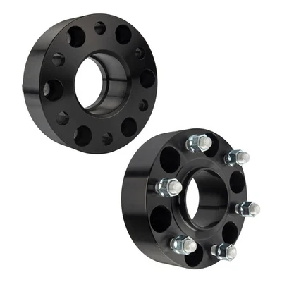2x 2'' 6x5.5 Hub Centric Wheel Adapters 14x1.5 For 99-2016 Chevy Silverado 78.1 - Image 1 of 4